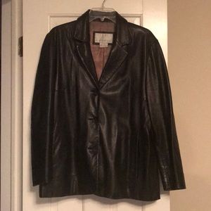 Nine West Leather Jacket - Size XL